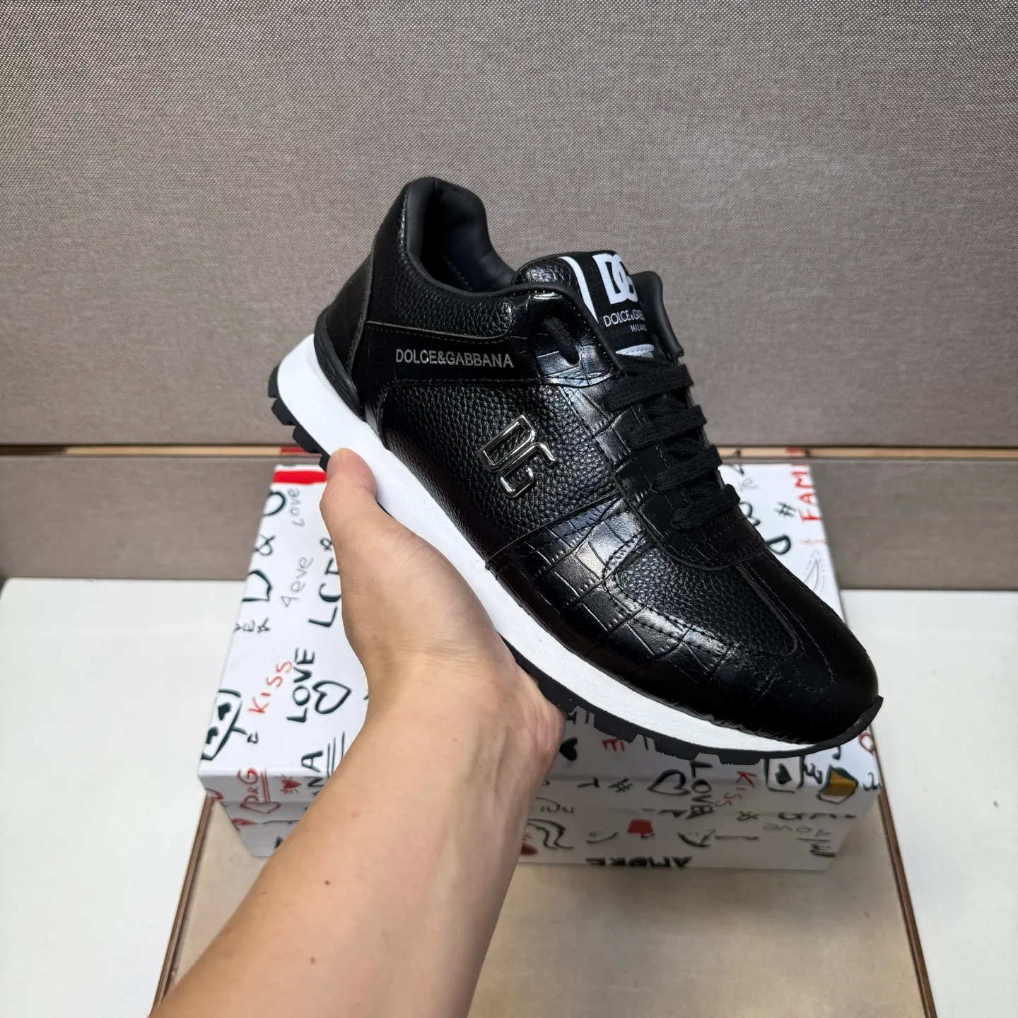 Men's men's shoes 💰pp460【DG～】Men's casual shoes 2025z cabinet sales simultaneously 🔶Size: 38-44 #️⃣ 🔷2 colors🔜The upper is made of multi-material splicing➕Genuine leather lining, comfortable and breathable, sole: original comfortable and wear-resistant outsole, ⚠️Real shot📱Photographed🎬The real thing is better📢📢📢